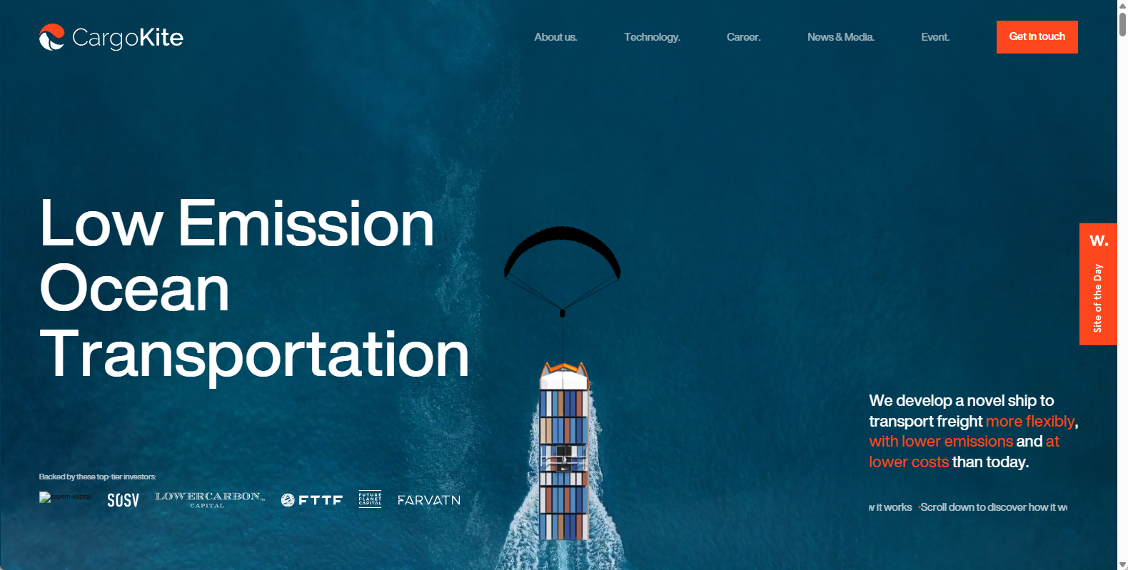 CargoKite沉浸式品牌官网